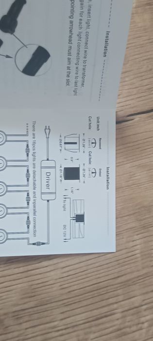Zestaw  16 sztuk zewnętrzne reflektory LED wpuszczane na taras, drewno, basen, ogród