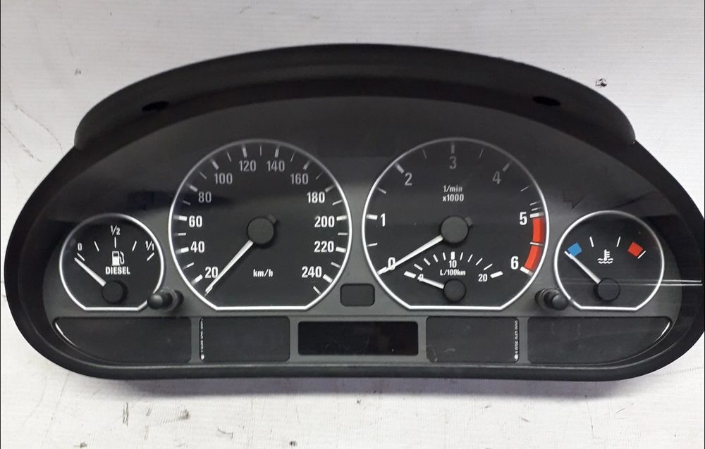 Aros quadrante cromados BMW E46 conta kilometros