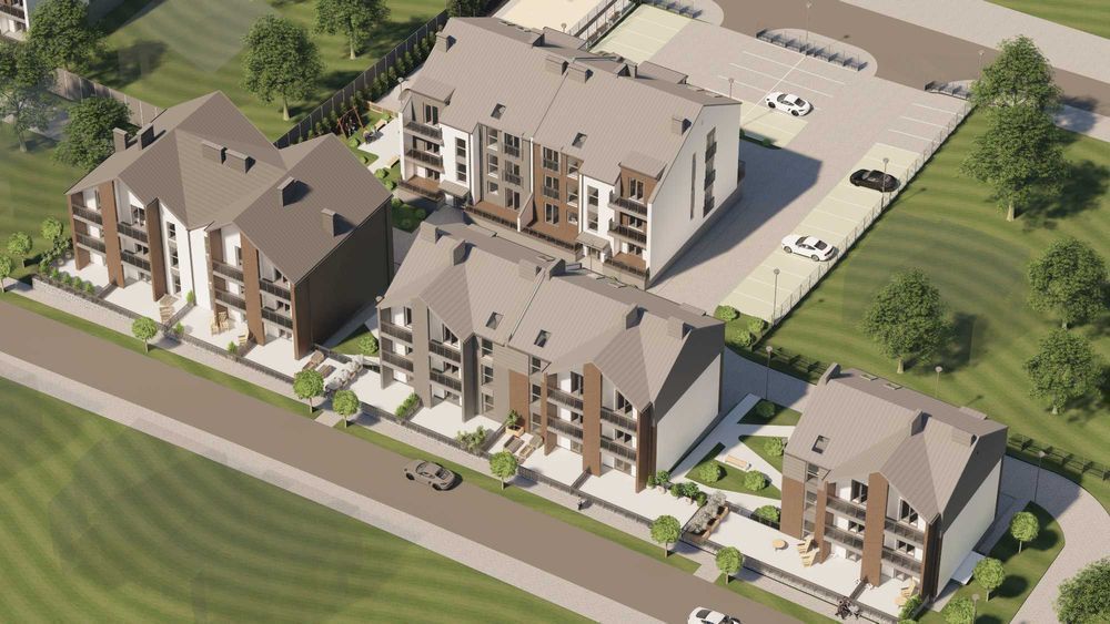 Продаж 1 кімнатна 43 мкв  Винники 3 поверх секція 5