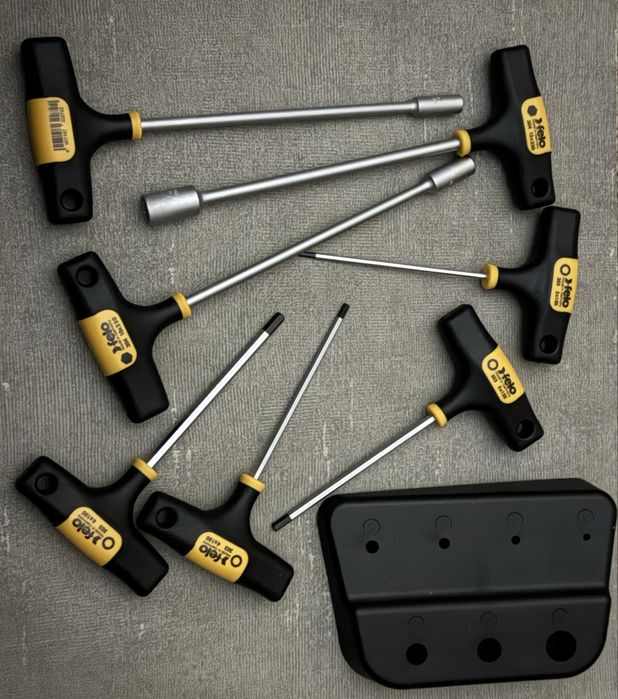 Набір ключів Т подібних шестигранних викруток та головок Felo  7шт