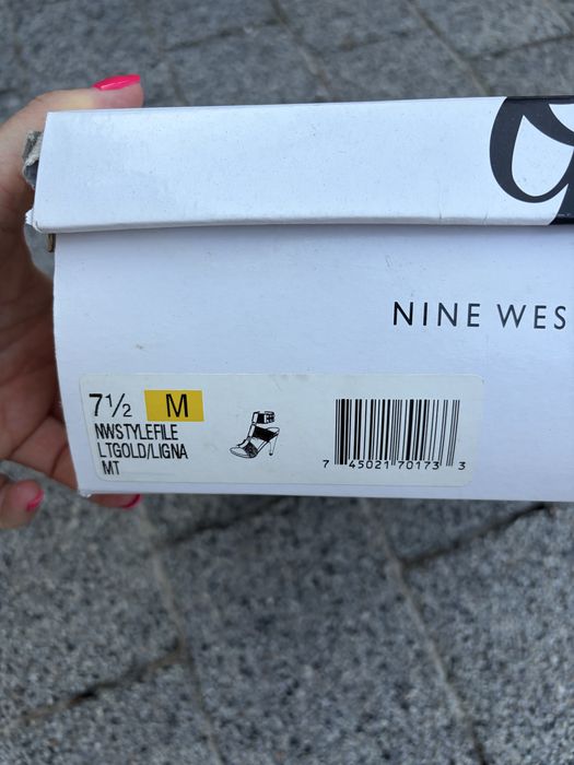 Piekne wysokie buty Nine West 38 jak nowe