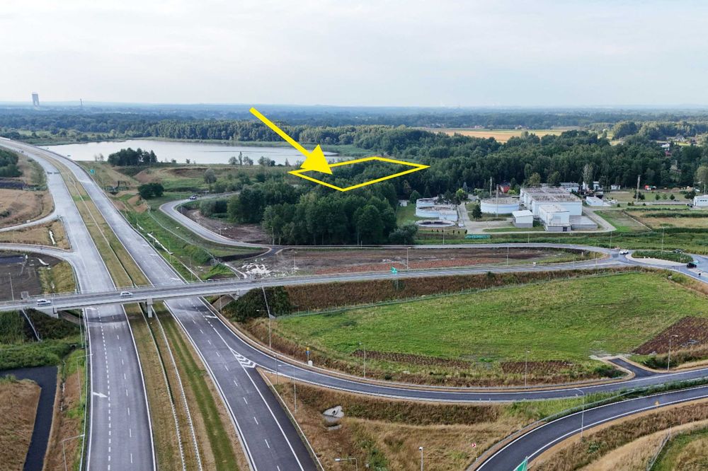 Brzeszcze inwestycyjna 8418 m² przy drodze S1 produkcja,magazyny