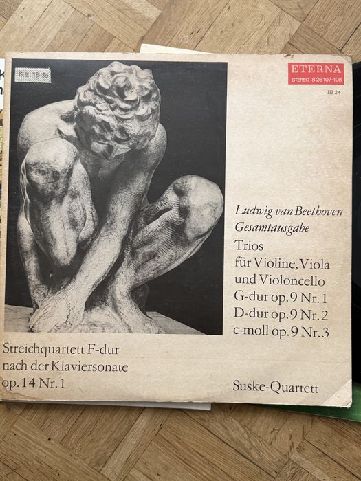 Beethoven – Drei Trios op. 9 – Suske-Trio Eterna 2LP – czarne etykiety