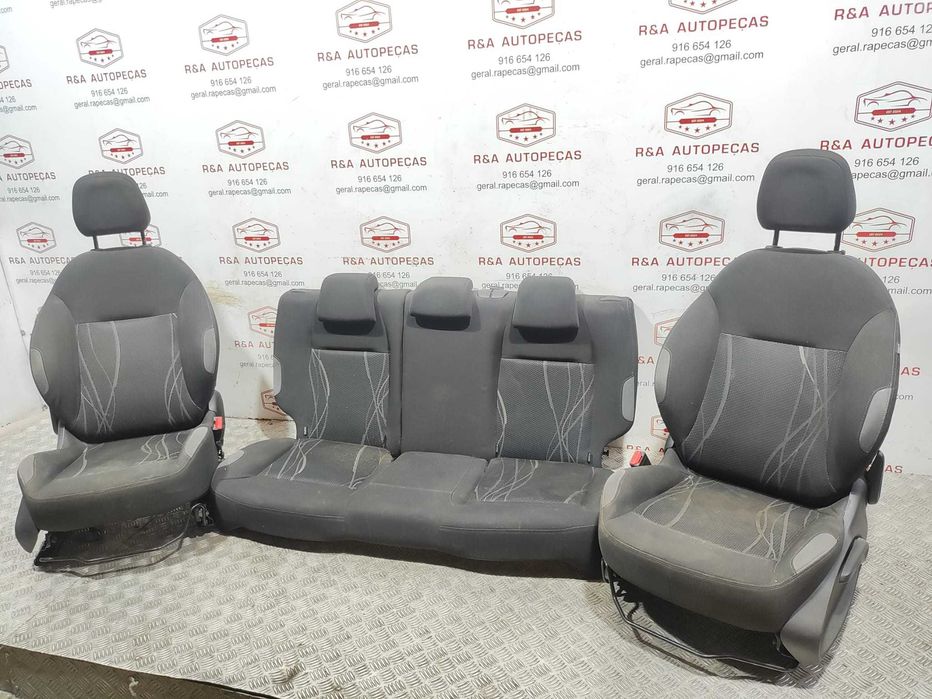 Conjunto Bancos Tecido Peugeot 208 MK1 Pré Facelift 2012 a 2015 Original