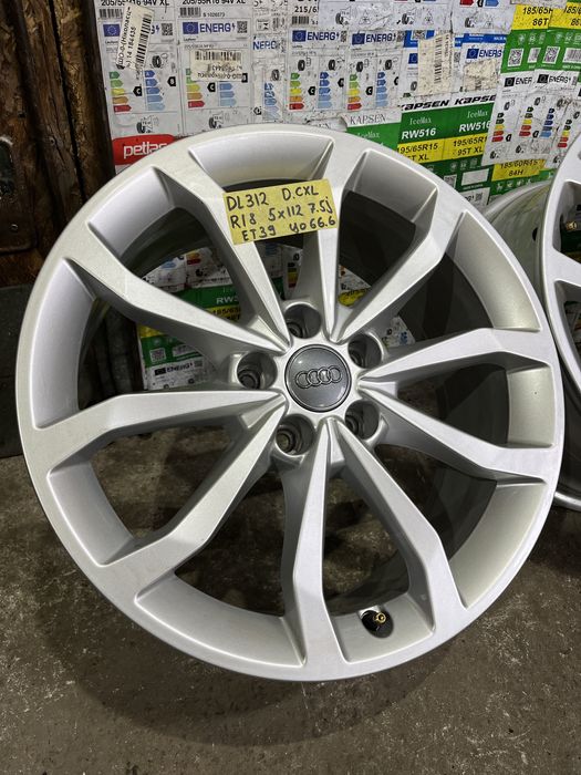 DL312 оригінал литі диски audi r18 5/112 7,5j et39 ауді vw skoda