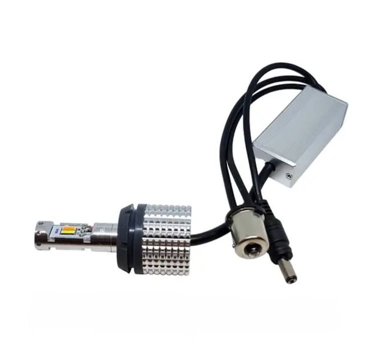ДХО в ПОВОРОТ Led  white+yellow лампа 1157 7443 Canbus  Обманка