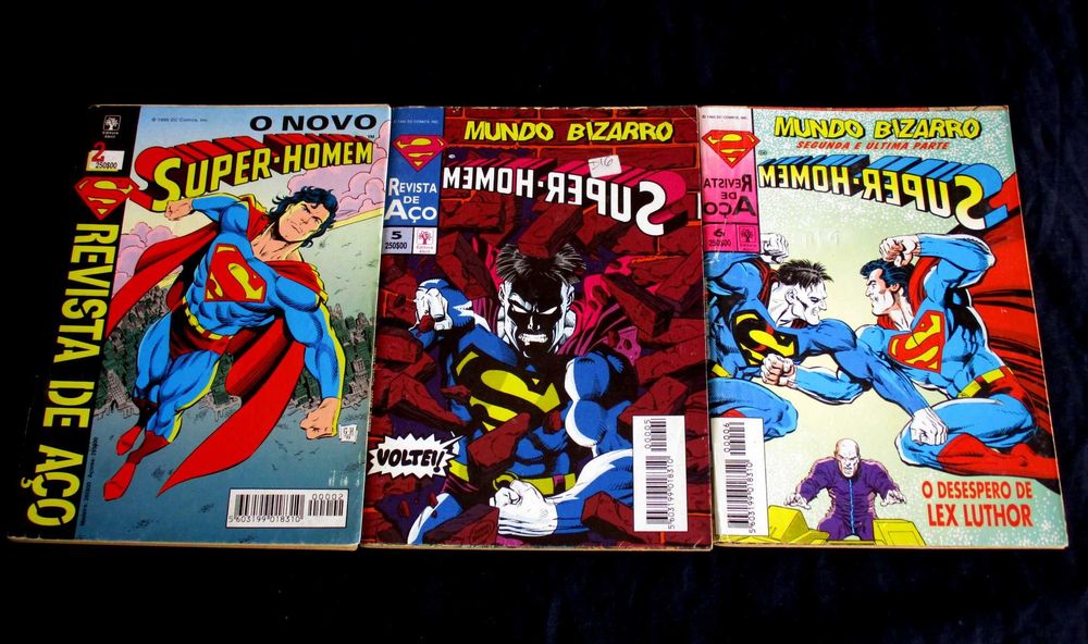 Livro O novo Super-Homem Revista de Aço Abril DC Comics