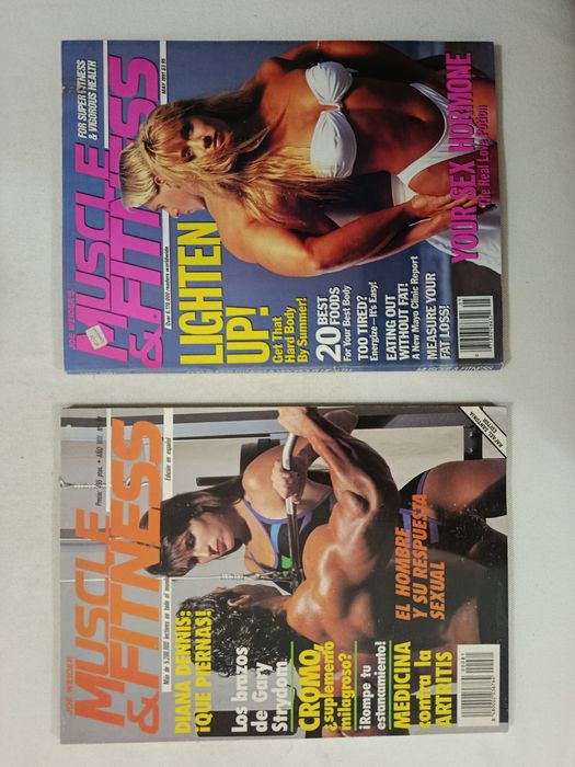 5 revistas  MUSCLE & FITNESS ( Musculação )