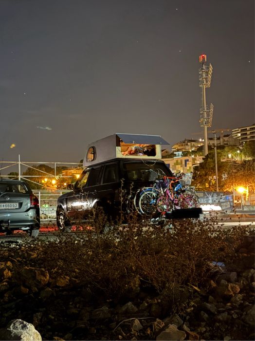 Land rover Range rover Box spanie diy L322 minikamper