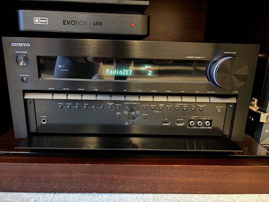 Amplituner 7.2 Onkyo TX-NR838 | THX, Wi-Fi, BT | Stan Idealny | Komplet