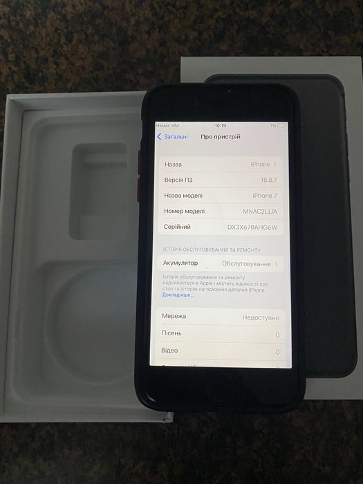 Продам iPhone 7 neverlok