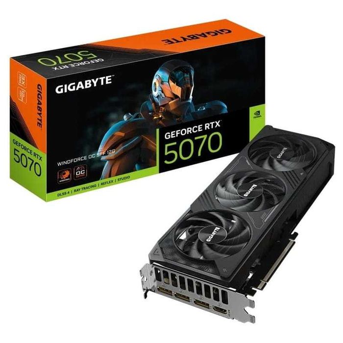 На гарантії 2 р. GIGABYTE RTX 5070 WINDFORCE SFF 12G (GV-N5070WF3-12GD)