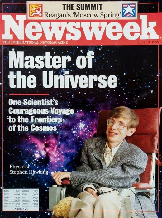 Stephen Hawking / Newsweek 1988