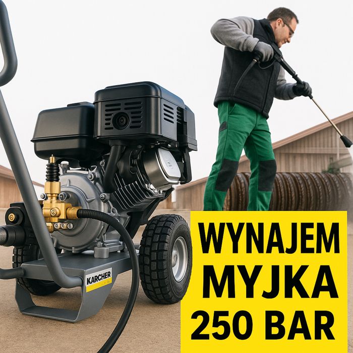 Myjka wysokocisnieniowa Karcher HD9/25G - Mocna - Spalinowa - 250 bar - Dojazd do klienta