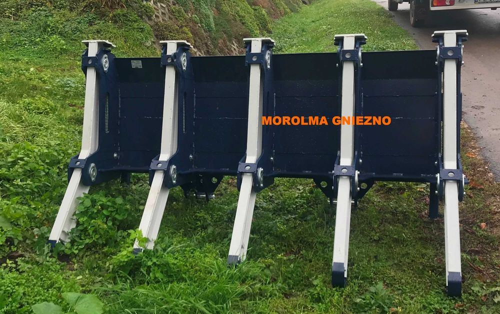 Brona leśna zgrabiarka do gałęzi drzew FK MACHINERY grabie leśne spych