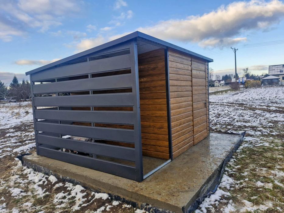 Schowek Domek Ogrodowy 2,5X3M Drewnopodobny Dach Spad W Tył Ts928