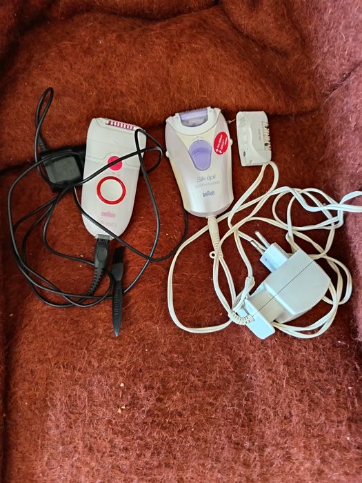 Duas  valor pela cada funciona bemDepiladora Elétrica Braun 5Epil, sem