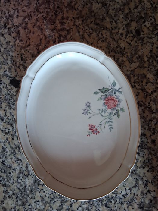 Travessa antiga porcelana portuguesa