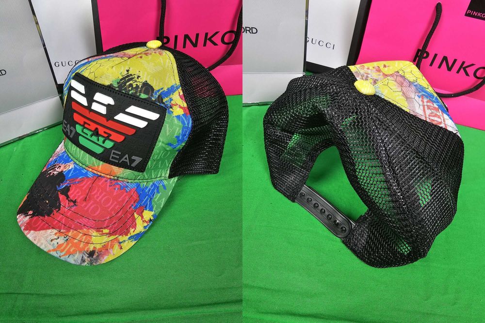 Czapki z daszkiem Guess Armani Bejsbolówki Premium Czapka