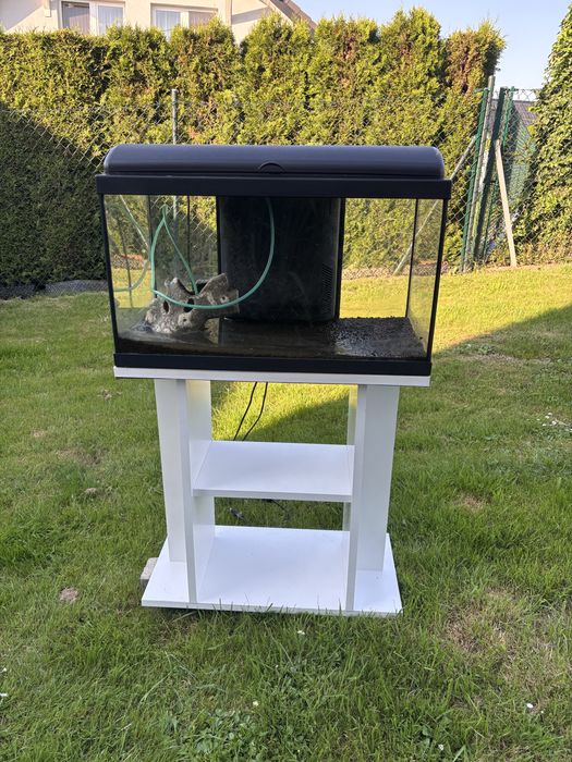 Akwarium 60l pompa filtr grzałka szafka