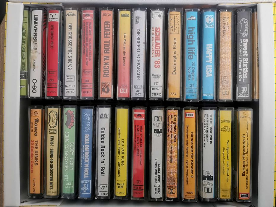 Kasety z piosenkami