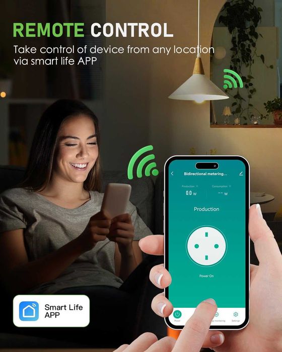 Gniazdo WiFi GreenSun miernik zużycia prądu SPP434