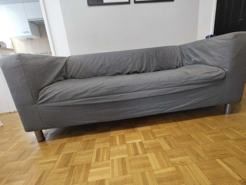 Sofa szara w dobrym stanie