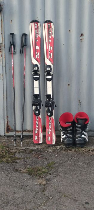 Лижі гірські дитячі комплект