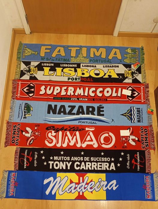 Cachecol - vários temas regiões, Che Guevara, pilotos, jogadores etc.