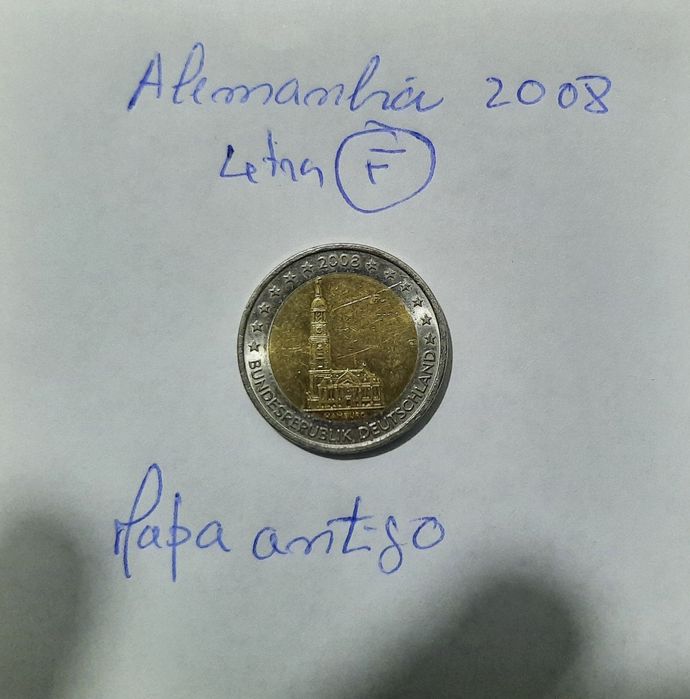 Moeda rara de 2 euros