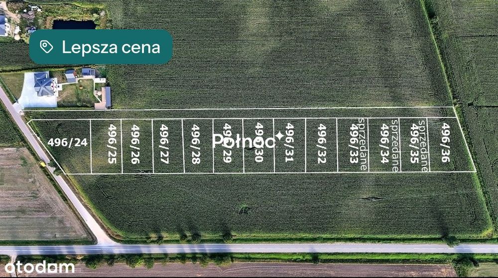 Działki budowlane w Brańsku.