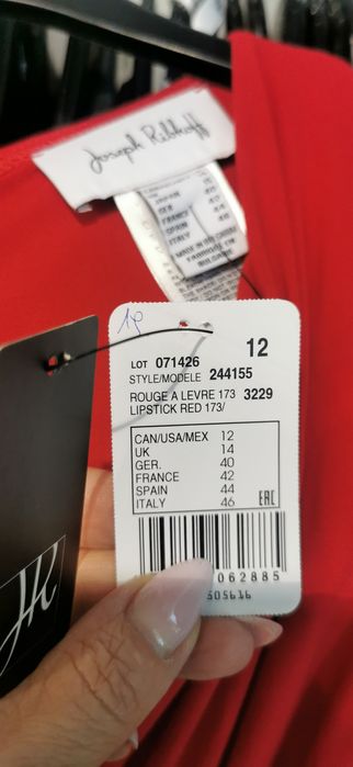 Kombinezon Joseph Ribkoff 244155, 12, 14, czerwony