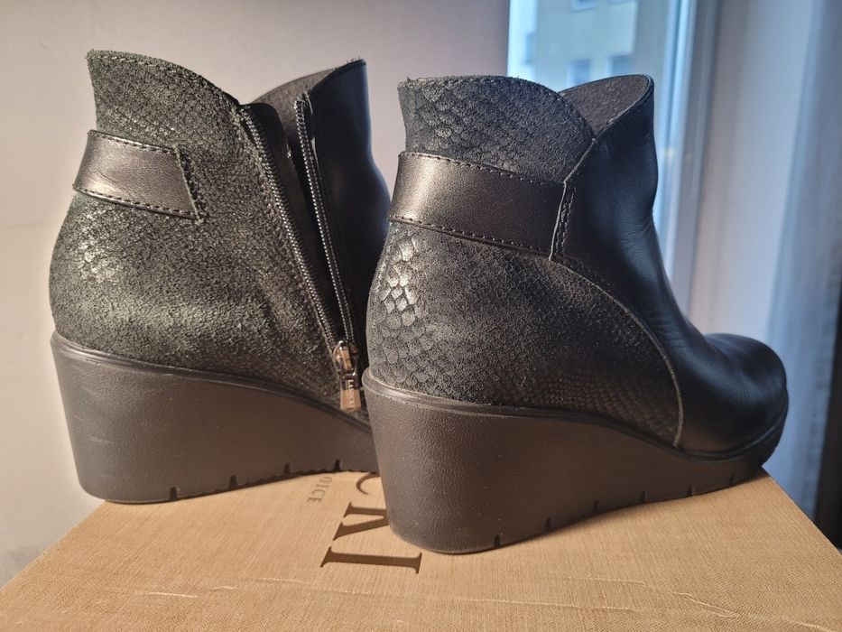 R.38 Botki skórzane Lasocki używane