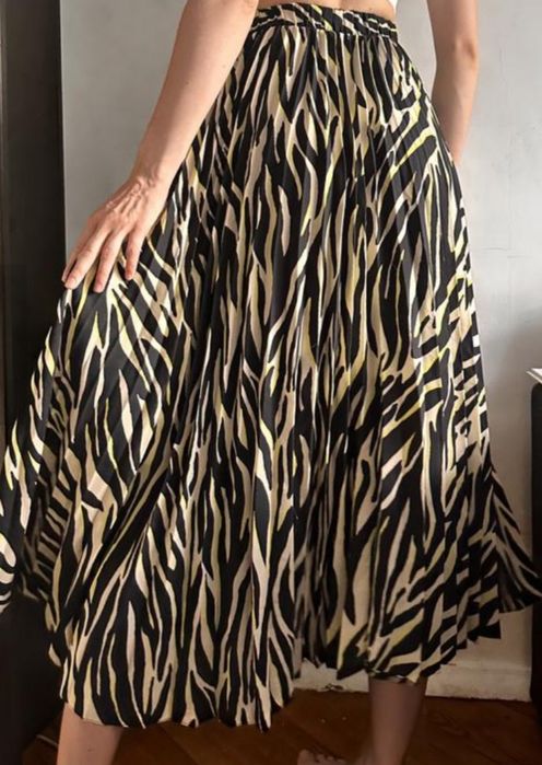 Юбка миди плиссе