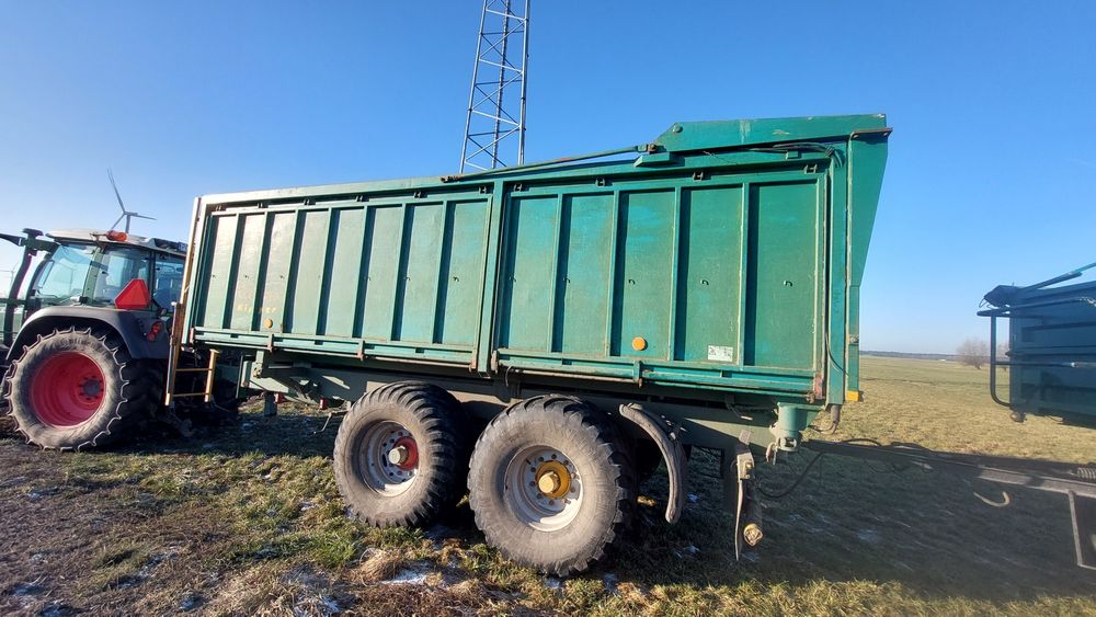 Przyczepa wywrotka trzystronna Krampe tandem