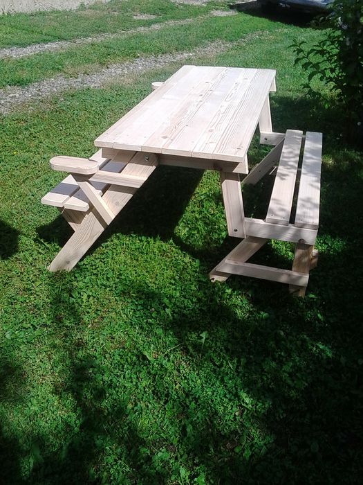 Стіл -лавка - трансформер. ( Доставка по Україні 650 - 800гр.