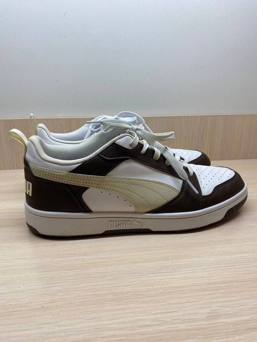 Кросівки PUMA біло-коричневі