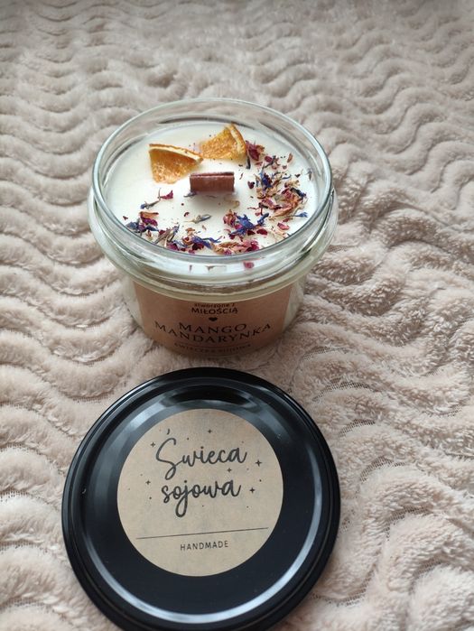 Świeczki sojowe świeca 235 ml zapachowa handmade