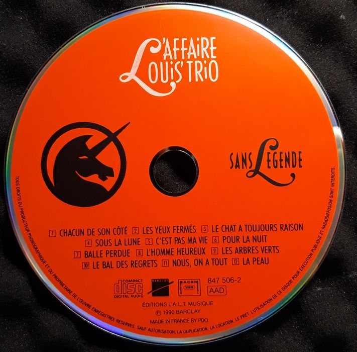 L'Affaire Louis Trio – Sans Legende (CD, 1990)