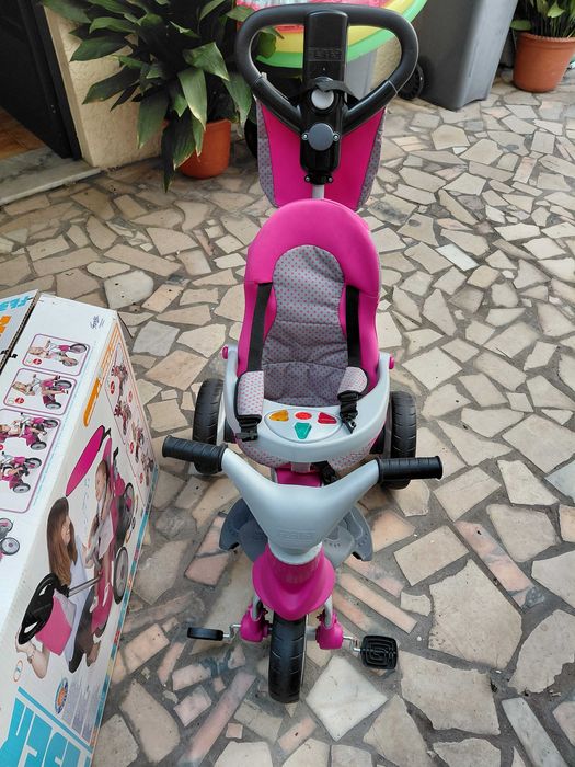 Feber - Baby Premium Rosa - triciclo evolutivo menina +6 meses