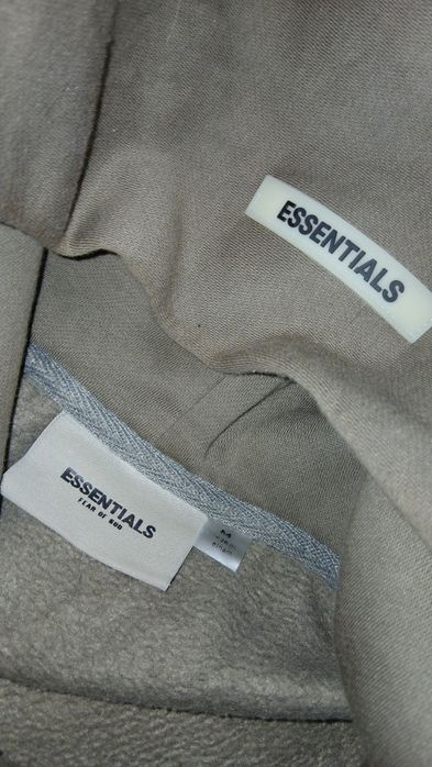 Худи essentials в бежевом цвете м размер