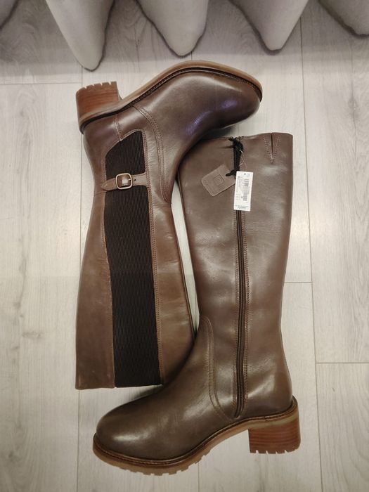 Kozaki skórzane firmy Next.