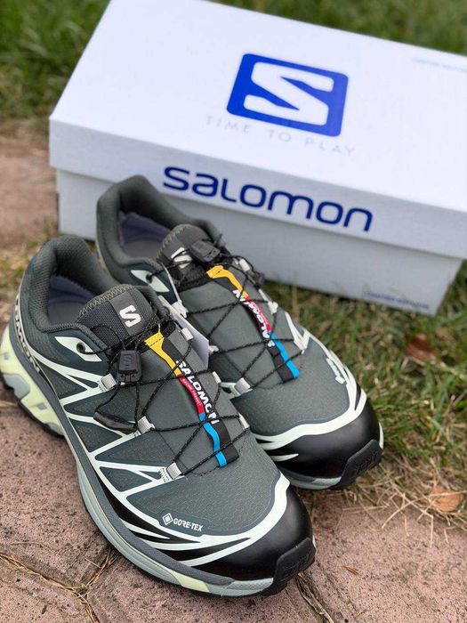 Кросівки Salomon XT-6 Gore-Tex — чоловічі водонепроникні кросівки з мембраною для осені, зими та весни