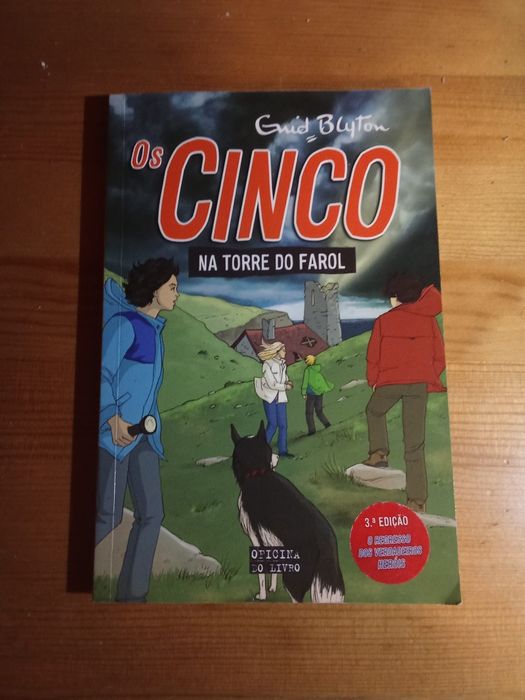 Livro Os cincos na torre do farol como novo