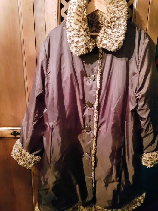 Casaco pêlo padrão animal