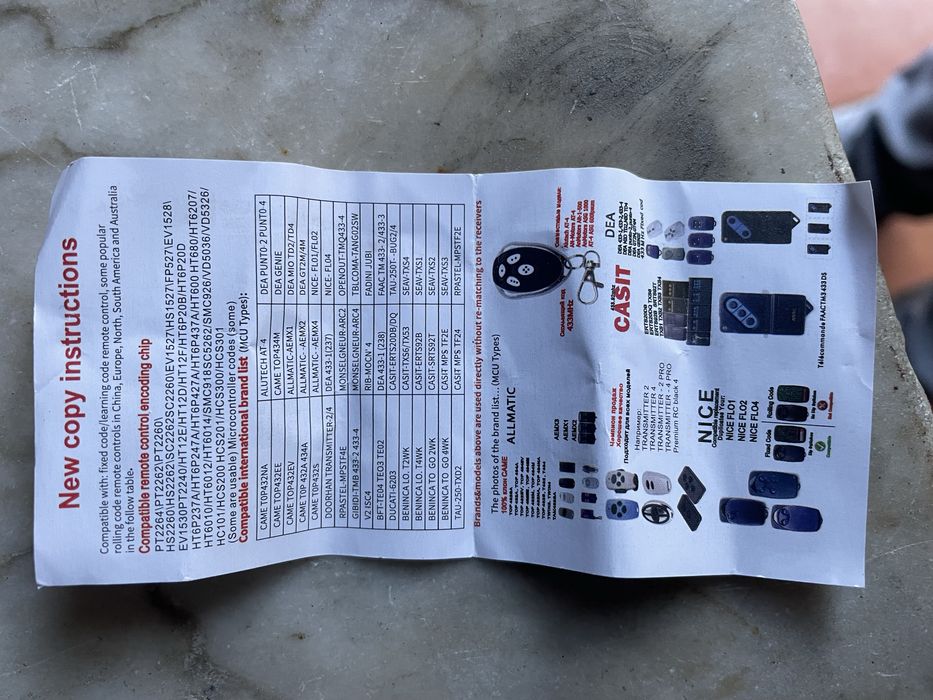 5 comandos programaveis