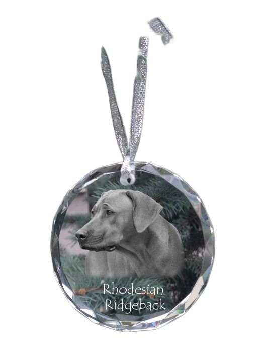 Rhodesian Ridgeback medal kryształowy z psem Art-Dog