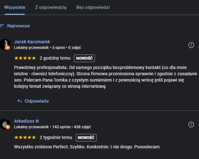 Strona internetowa | WordPress | Projektowanie stron | Tworzenie stron