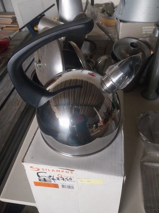 Chaleira inox silampos