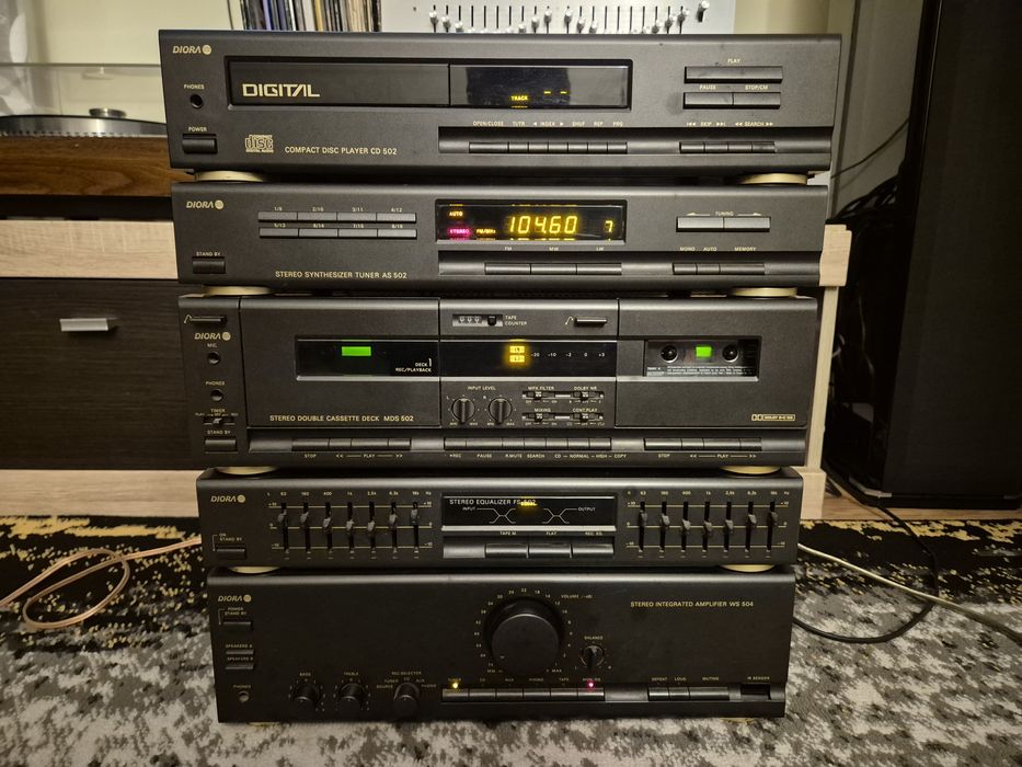 Wieża Diora WS504 CD502 MDS502 FS502 AS502 PA504